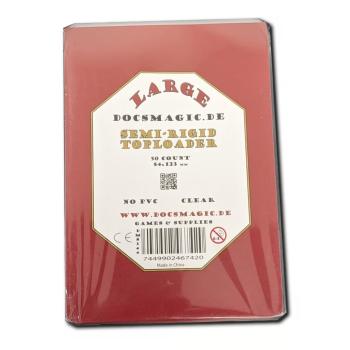 Semi Rigid Cardsaver Large Toploader Docsmagic ( 50 Stück )